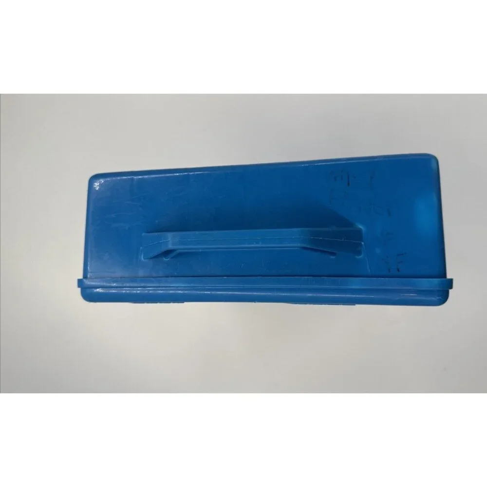 Vintage Hot Wheels 48 Car Carry Case Only Style 20020 Blue Mattel USA Made 1998